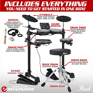 Pearl E Roadshow All-In-One Electronic Drum Kit